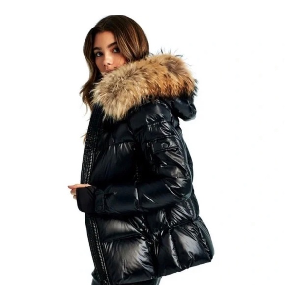 SAM - Blake down puffer jacket with fur trimmed hood - excellent condition - Picture 11 of 13